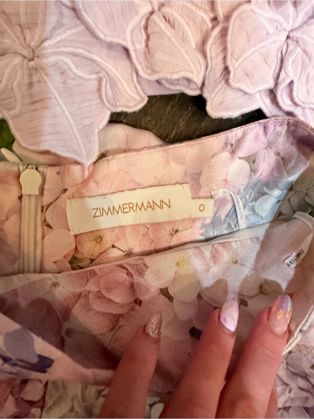 Zimmerman hydrangea silk short and Floral Ruffle Crop Top & Matching Shorts Set - Picture 5 of 7